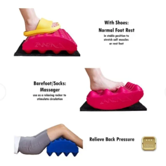 ZANZIVA Ergonomic Shiatsu Foot Massager & Rest